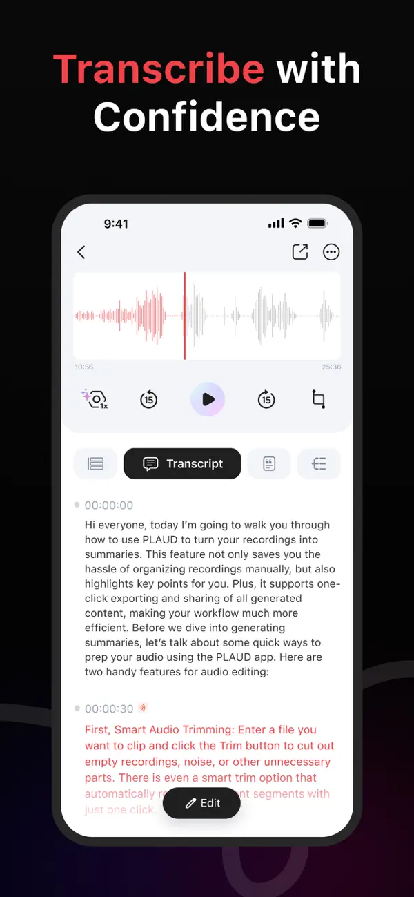 PLAUD App Screenshot 2